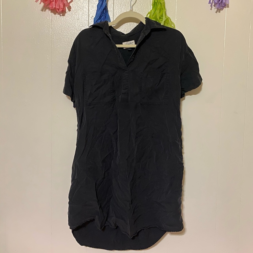 black denim dress